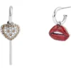 COACH Lollipop Charm Mismatch Huggies | Earrings