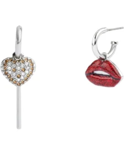 COACH Lollipop Charm Mismatch Huggies | Earrings