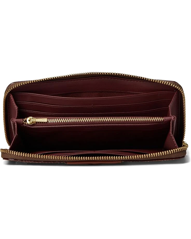 COACH Essential Slim Accordion Zip Wallet in Signature Canvas | Wallets 5 COACH Essential Slim Accordion Zip Wallet in Signature Canvas | Wallets - Image 3