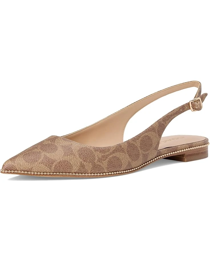 COACH Claire Signature Coated Canvas Skimmer | Flats 9 COACH Claire Signature Coated Canvas Skimmer | Flats - Image 7