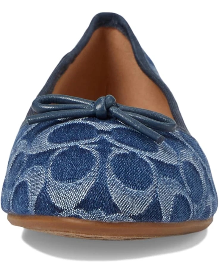 COACH Abigail Signature C Denim Ballet Flat | Flats 4 COACH Abigail Signature C Denim Ballet Flat | Flats - Image 2