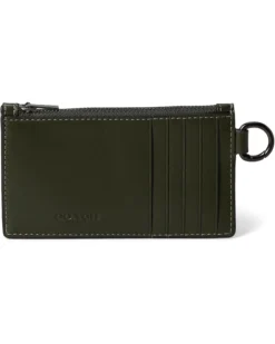 COACH Zip Card Case In Signature Camo Print | Wallets