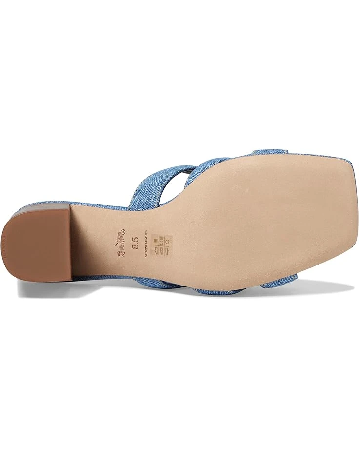COACH Nikki Denim Sandal | Heels 5 COACH Nikki Denim Sandal | Heels - Image 3