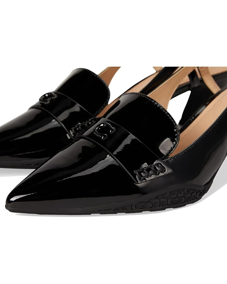 COACH Nikola Patent Leather Hybrid Slingback | Heels 8 COACH Nikola Patent Leather Hybrid Slingback | Heels - Image 6