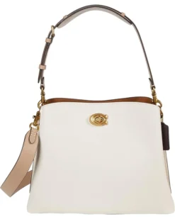 COACH Color-Block Leather Willow Shoulder Bag | Handbags