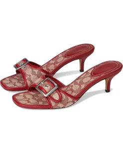 COACH Margot Sandals In Signature Textile Jacquard | Heels -Coachs Store 716vnk00VnL. AC SR736920