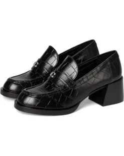 COACH Natalie Embossed Croc Loafers