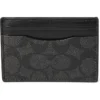 COACH Money Clip Card Case In Signature Canvas | Bag and Travel Accessories