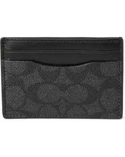 COACH Money Clip Card Case In Signature Canvas | Bag and Travel Accessories