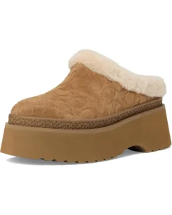 COACH Cecelia Clog In Signature Suede | Slippers -Coachs Store 71IL9JsSKmL. AC SR736920