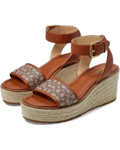 COACH Katherine Micro Signature Jacquard Espadrille | Heels