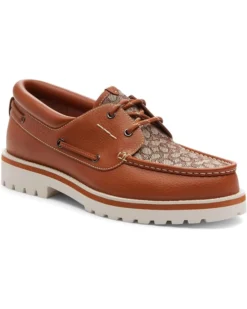 COACH Benson Micro Signature Boat Shoe | Boat Shoes