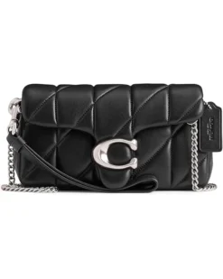 COACH Quilted Pillow Leather Tabby Wristlet With Chain | Handbags