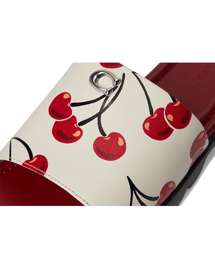 COACH Florence Sandal with Cherry Print | Sandals 8 COACH Florence Sandal with Cherry Print | Sandals - Image 6