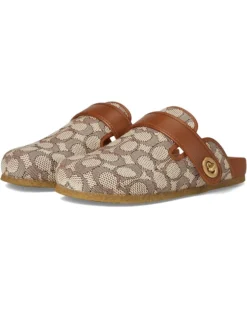 COACH Blake Clogs In Signature Textile Jacquard