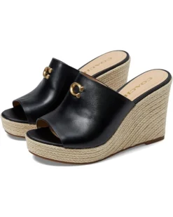 COACH Gloria Leather Wedge | Heels