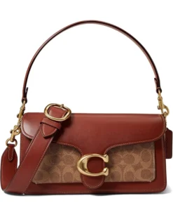 COACH Coated Canvas Signature Tabby Shoulder Bag 26 | Handbags