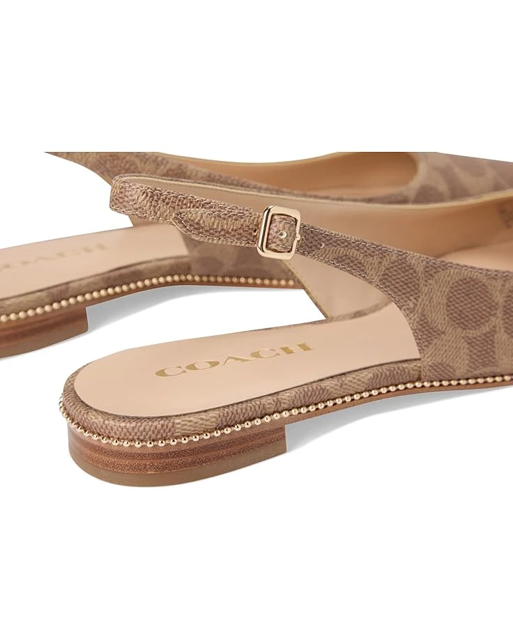 COACH Claire Signature Coated Canvas Skimmer | Flats 8 COACH Claire Signature Coated Canvas Skimmer | Flats - Image 6
