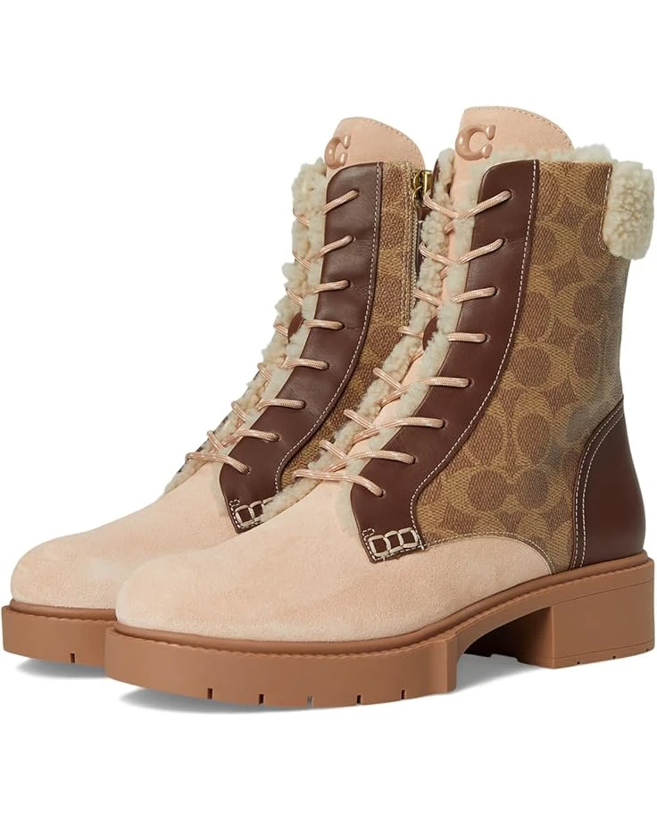 COACH Leighton Signature Shearling Bootie | Boots 3 COACH Leighton Signature Shearling Bootie | Boots