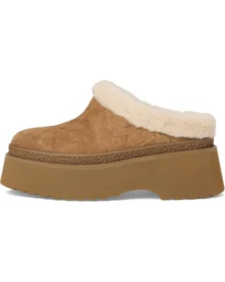 COACH Cecelia Clog In Signature Suede | Slippers -Coachs Store 71dx11AnLlL. AC SR736920