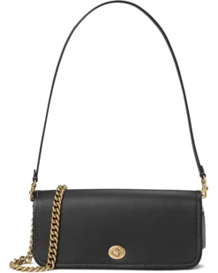 The Coach Originals Glovetanned Leather Dinky Bag with Chain Strap | Handbags