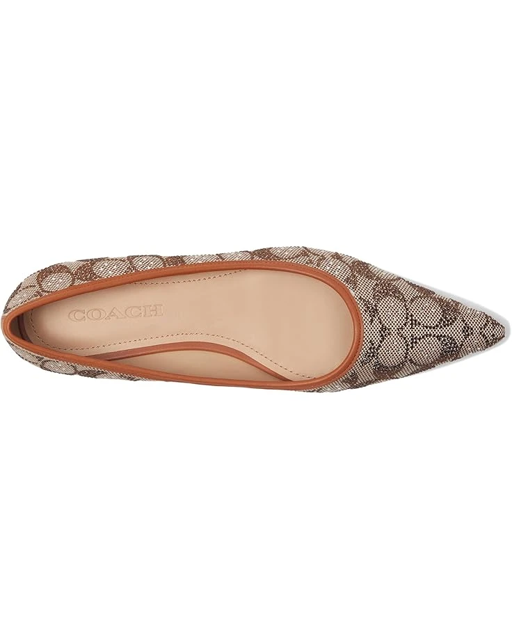 COACH Daphne Crystal Signature Jacquard Flat | Flats 4 COACH Daphne Crystal Signature Jacquard Flat | Flats - Image 2
