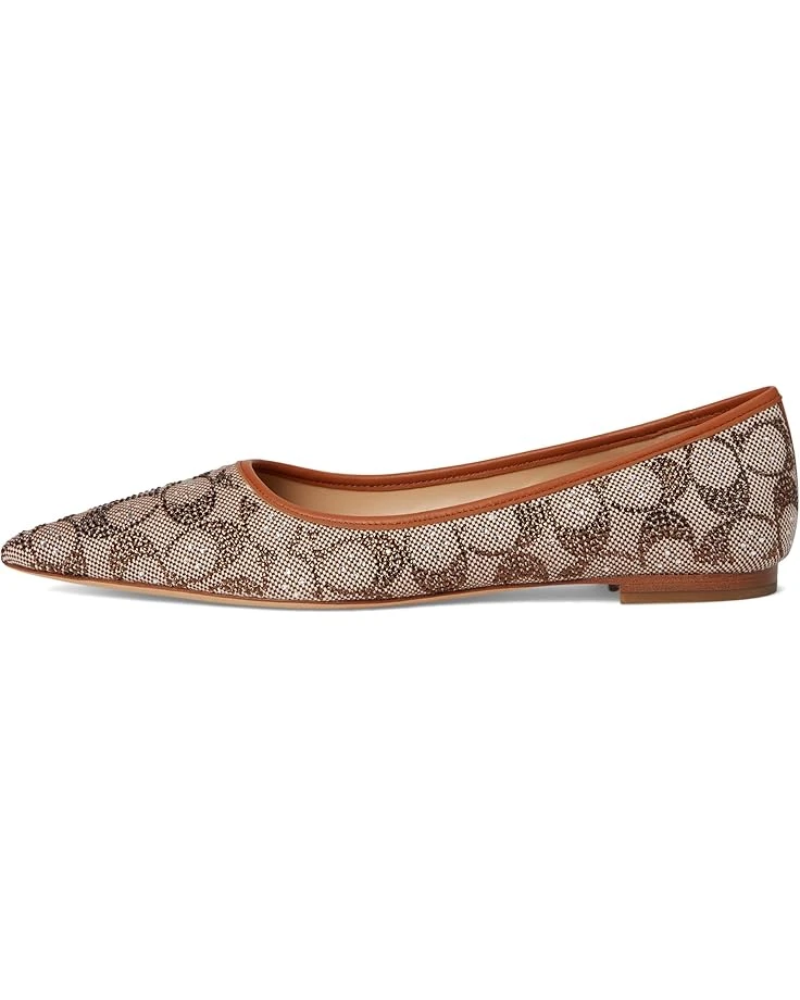 COACH Daphne Crystal Signature Jacquard Flat | Flats 6 COACH Daphne Crystal Signature Jacquard Flat | Flats - Image 4