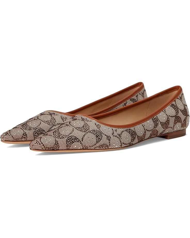 COACH Daphne Crystal Signature Jacquard Flat | Flats 3 COACH Daphne Crystal Signature Jacquard Flat | Flats