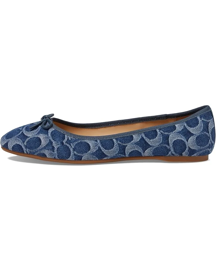 COACH Abigail Signature C Denim Ballet Flat | Flats 6 COACH Abigail Signature C Denim Ballet Flat | Flats - Image 4