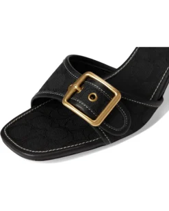 COACH Margot Sandals In Signature Textile Jacquard | Heels -Coachs Store 71uDiAKP7jL. AC SR736920