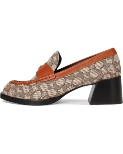 COACH Natalie Loafer In Signature Textile Jacquard | Heels -Coachs Store 71wl 7jSDAL. AC SR736920