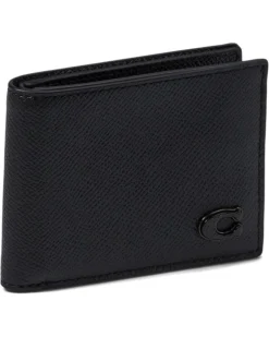 COACH Slim Billfold in Cross Grain Leather | Wallets