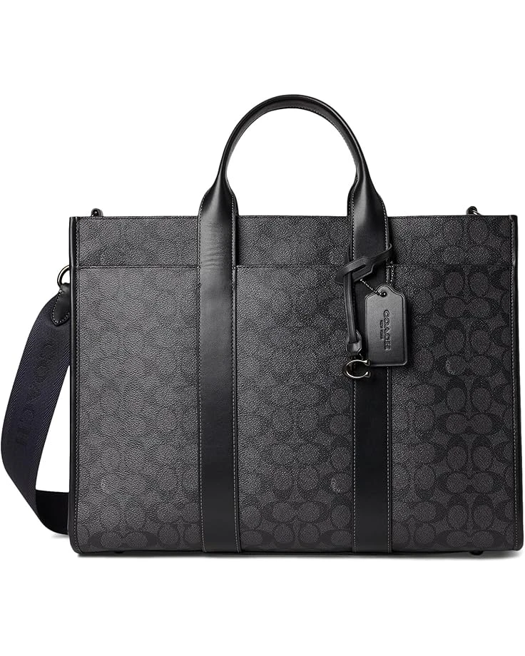 COACH Wesley Tote In Signature Canvas | Handbags 3 COACH Wesley Tote In Signature Canvas | Handbags