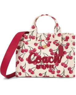 COACH Cargo Tote Bag with Cherry Print | Handbags