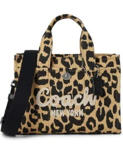 COACH Cargo Tote 26 with Leopard Print | Handbags