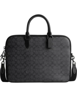 COACH Gotham Slim Briefcase in Signature Canvas | Laptop Bags