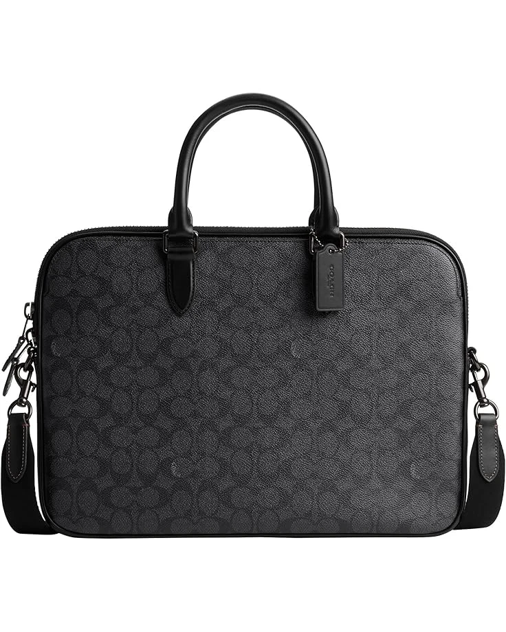 COACH Gotham Slim Briefcase in Signature Canvas | Laptop Bags 3 COACH Gotham Slim Briefcase in Signature Canvas | Laptop Bags