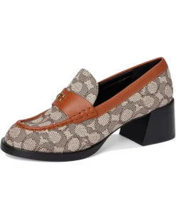 COACH Natalie Loafer In Signature Textile Jacquard | Heels -Coachs Store 81SLp3OVf5L. AC SR736920