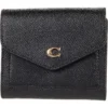 COACH Cross Grain Leather Wyn Small Wallet | Wallets
