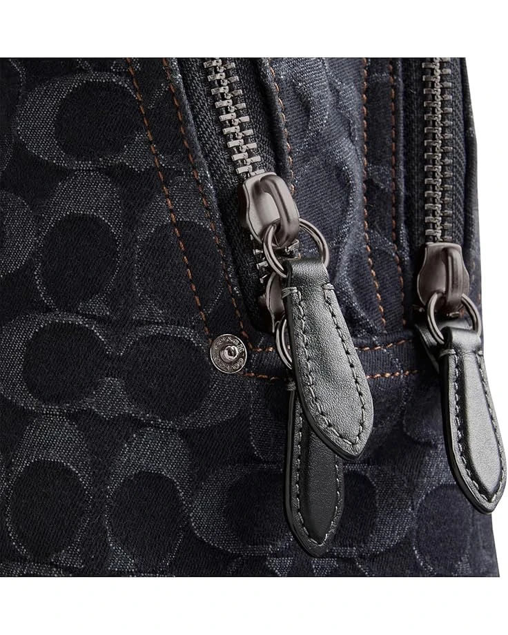 COACH Charter Backpack in Signature Denim | Backpacks 6 COACH Charter Backpack in Signature Denim | Backpacks - Image 4