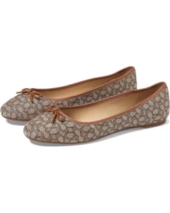 COACH Abigail Mini Signature Jacquard Ballet Flat | Flats