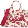 COACH Cargo Tote Bag 26 with Cherry Print | Handbags