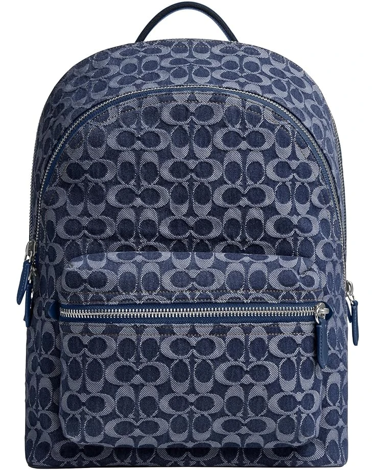 COACH Charter Backpack in Signature Denim | Backpacks 7 COACH Charter Backpack in Signature Denim | Backpacks - Image 5